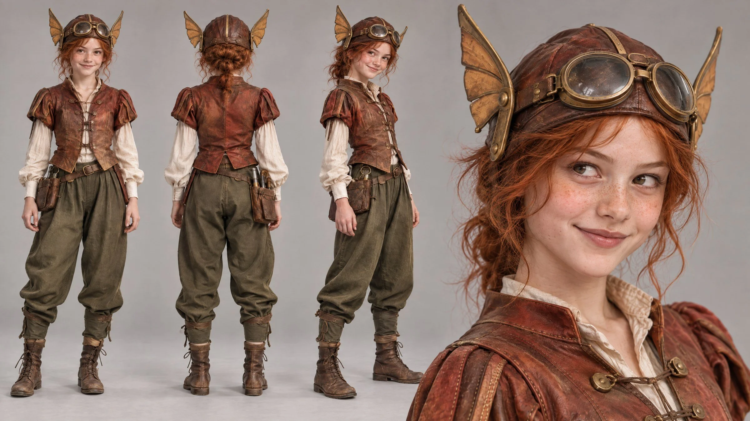 Character design · Flight costume & portrait