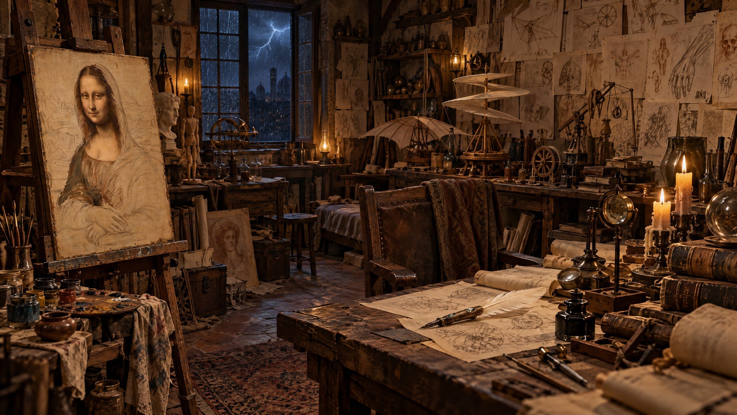 Environment concept · The inventor’s workshop