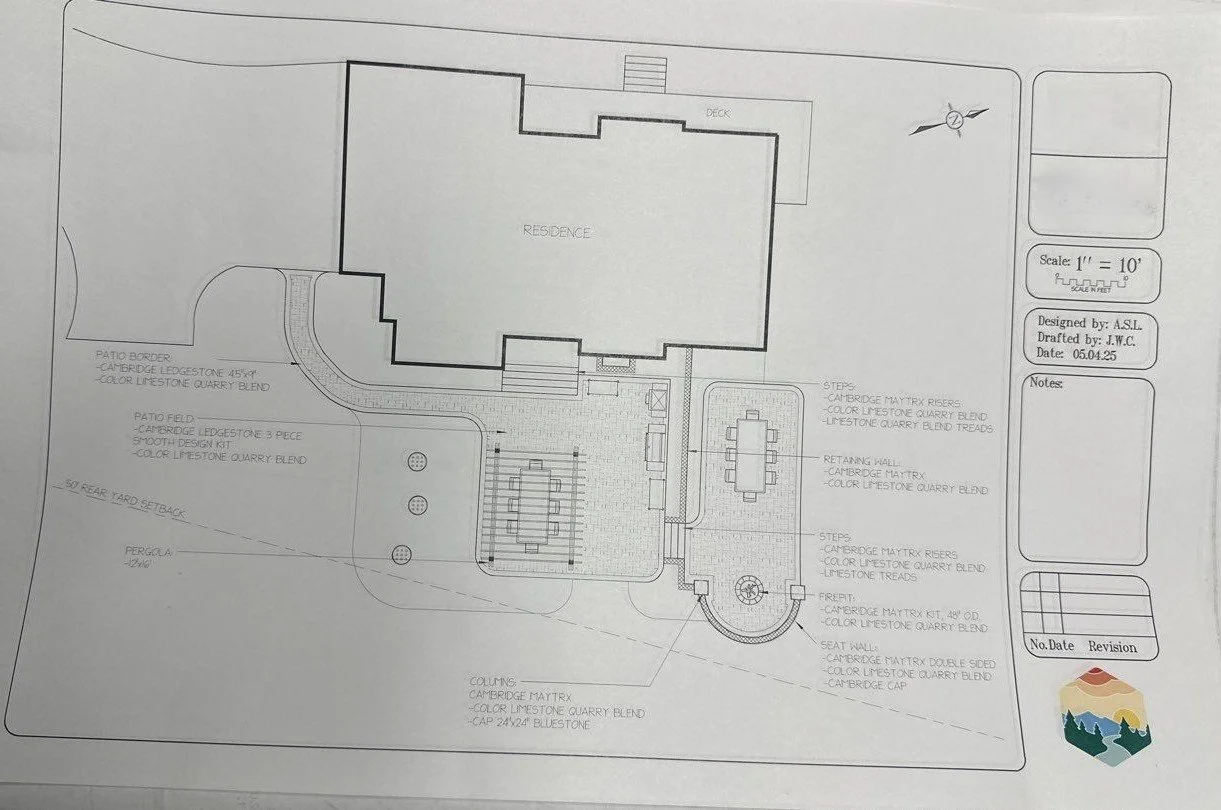 Agreed upon design rendering