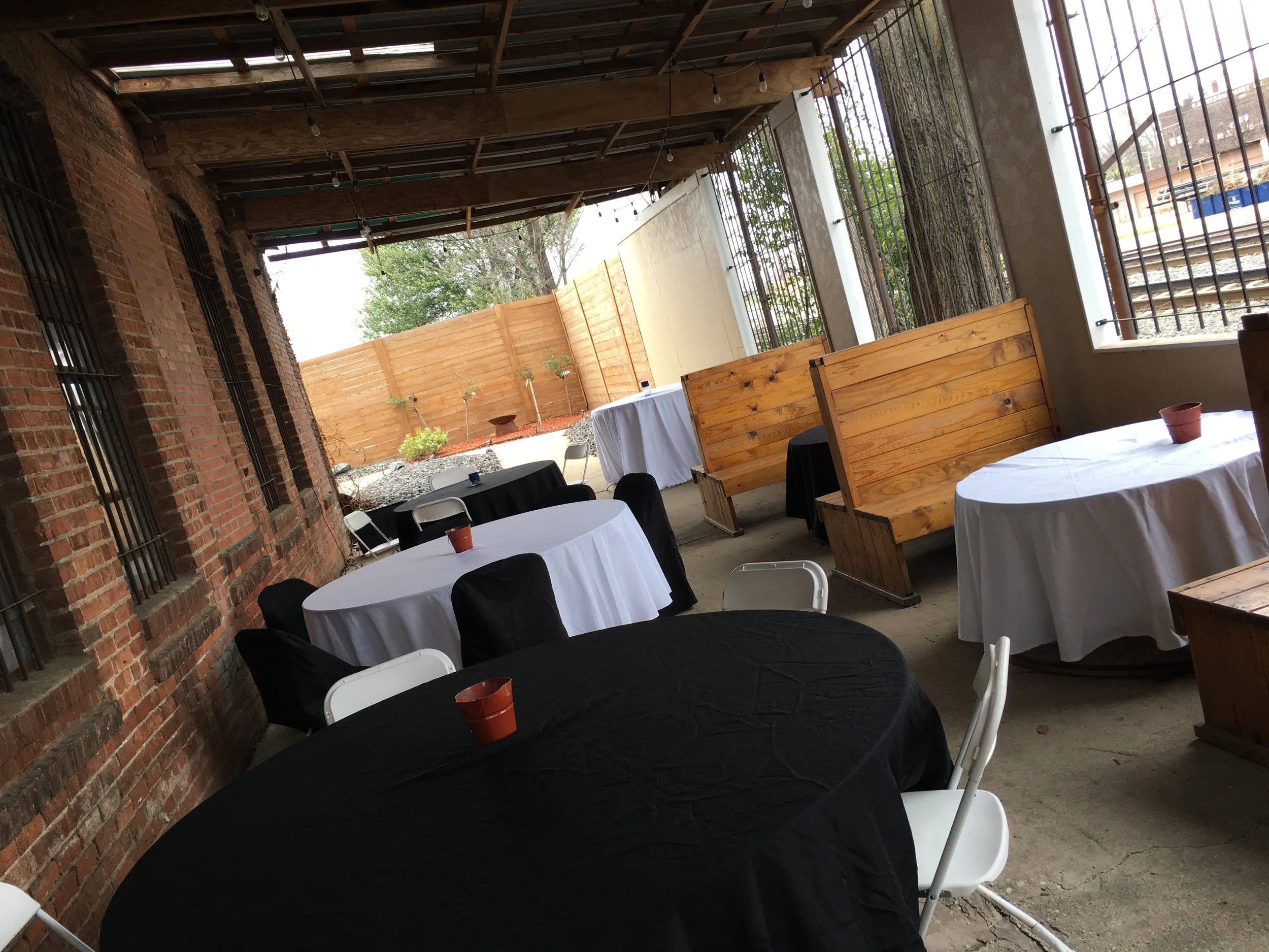 The Levee event setup in Shreveport