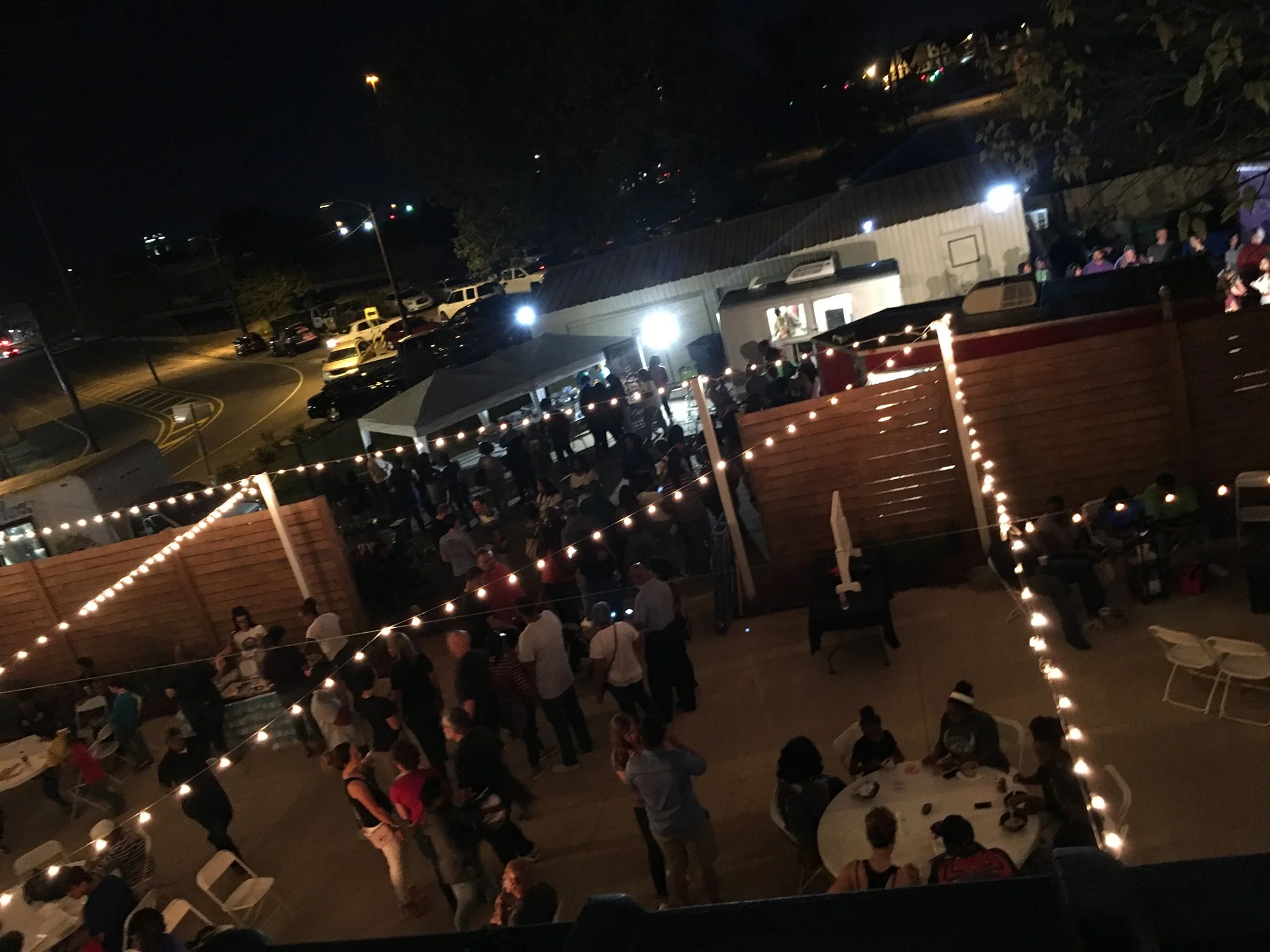 Wedding venue setup in Shreveport at Eleven Events