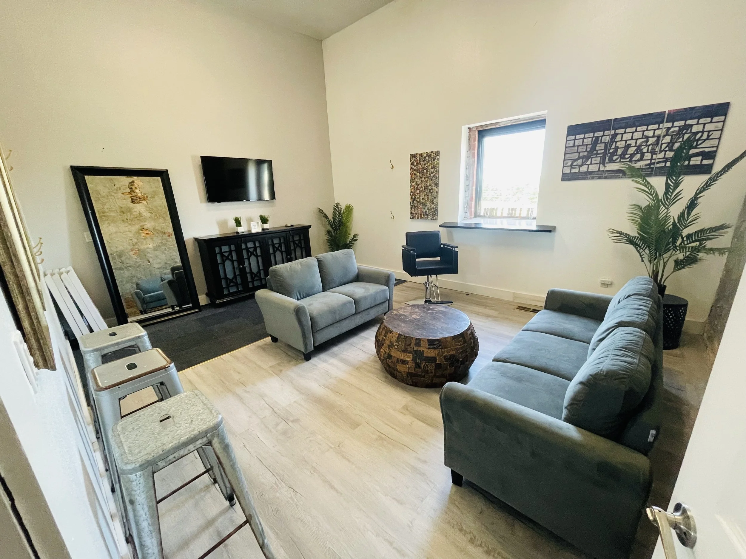 The Man Cave private getting ready space