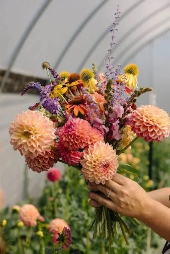 Fresh seasonal flower bouquet from Canyon Echo Flower Farm
