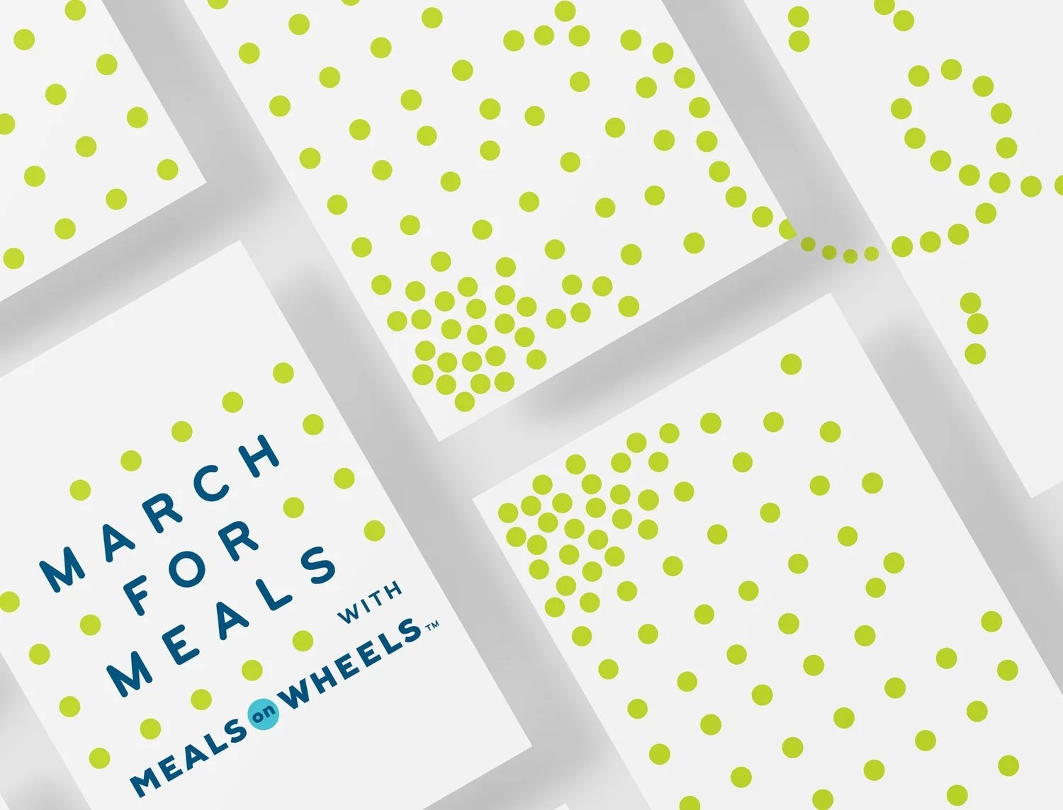 March for Meals dots identity