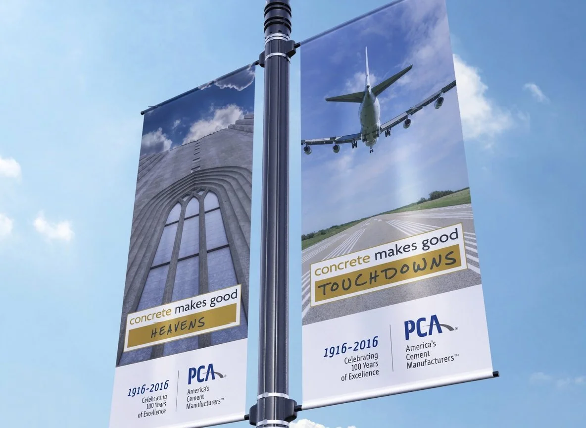 Centennial street banners