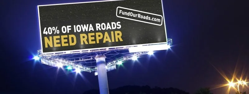 40% of Iowa roads need repair
