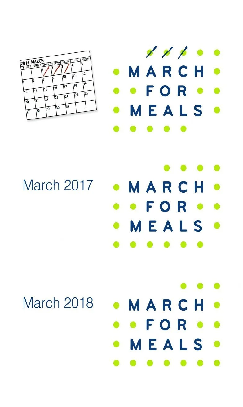 Three years of March for Meals marks