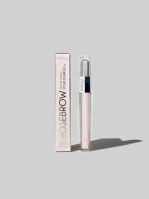 Rosebrow · Sérum de cejas · producto y estuche