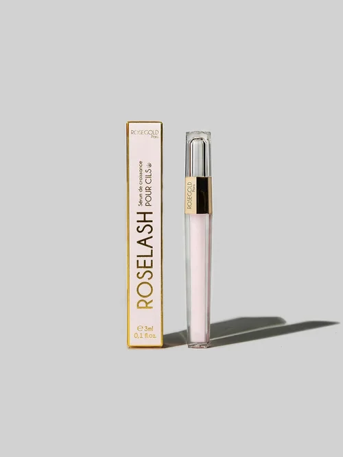 Roselash · Sérum de pestañas · producto y estuche