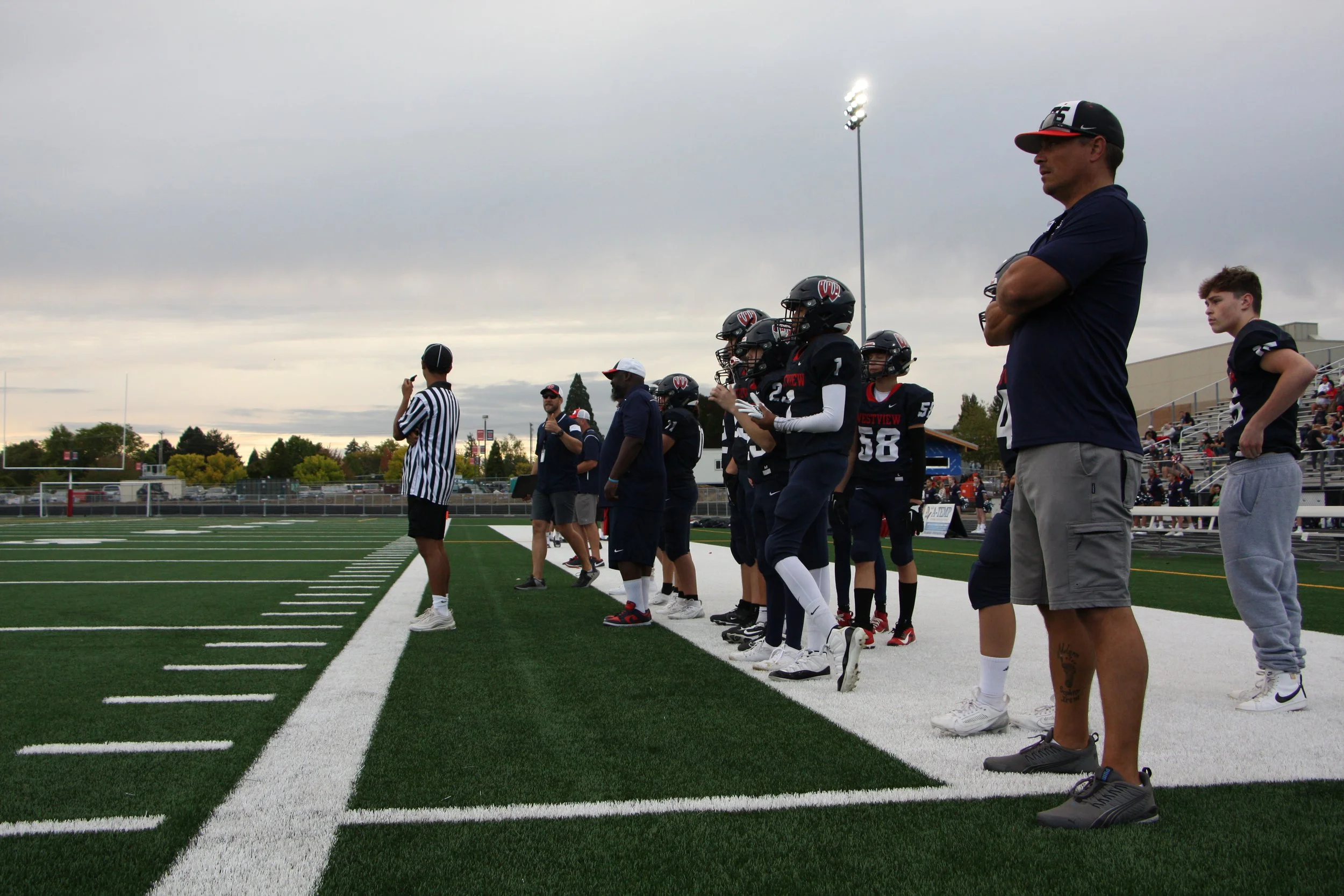 Westview Wildcats sideline