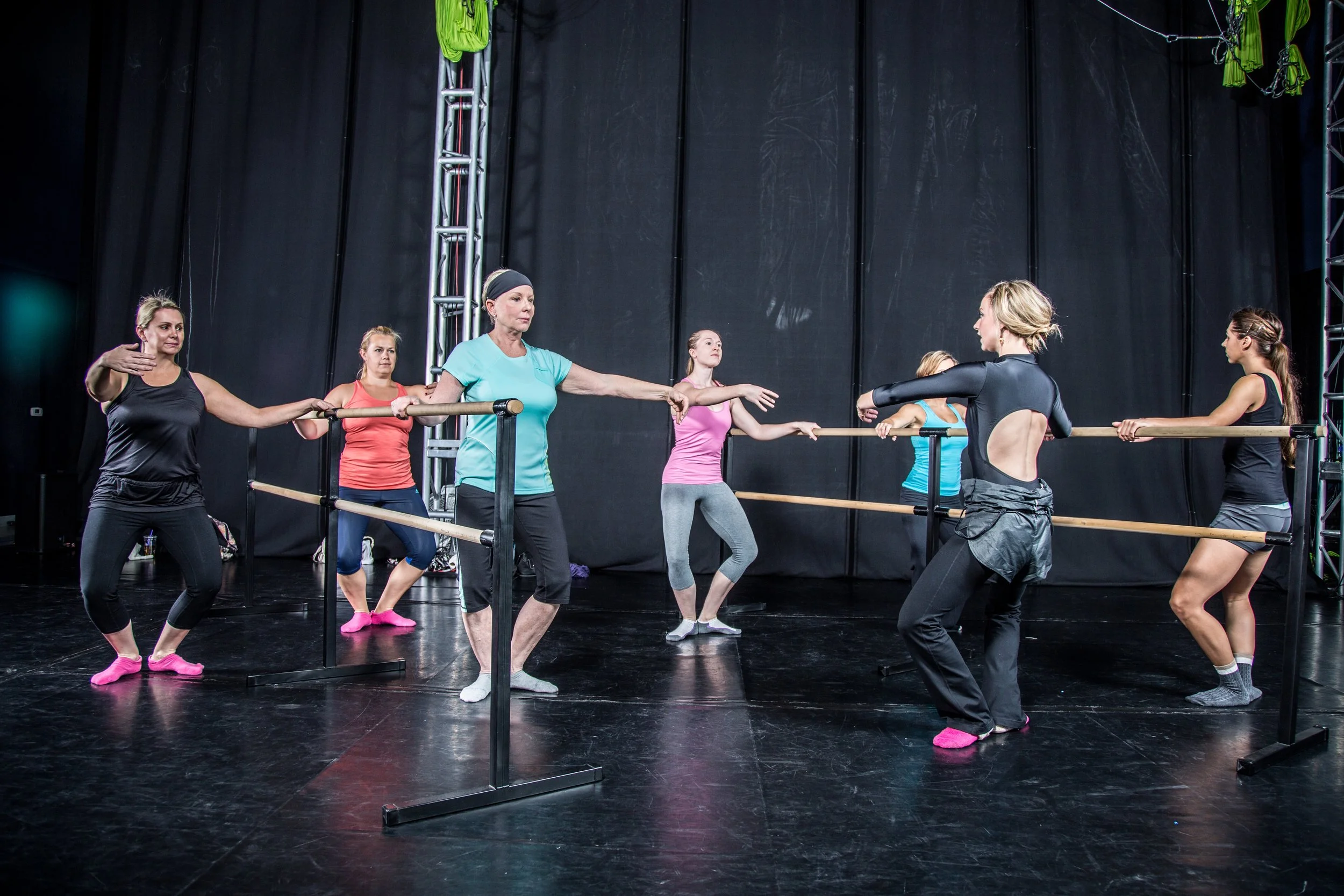 Barre class at Shine Alternative Fitness Las Vegas