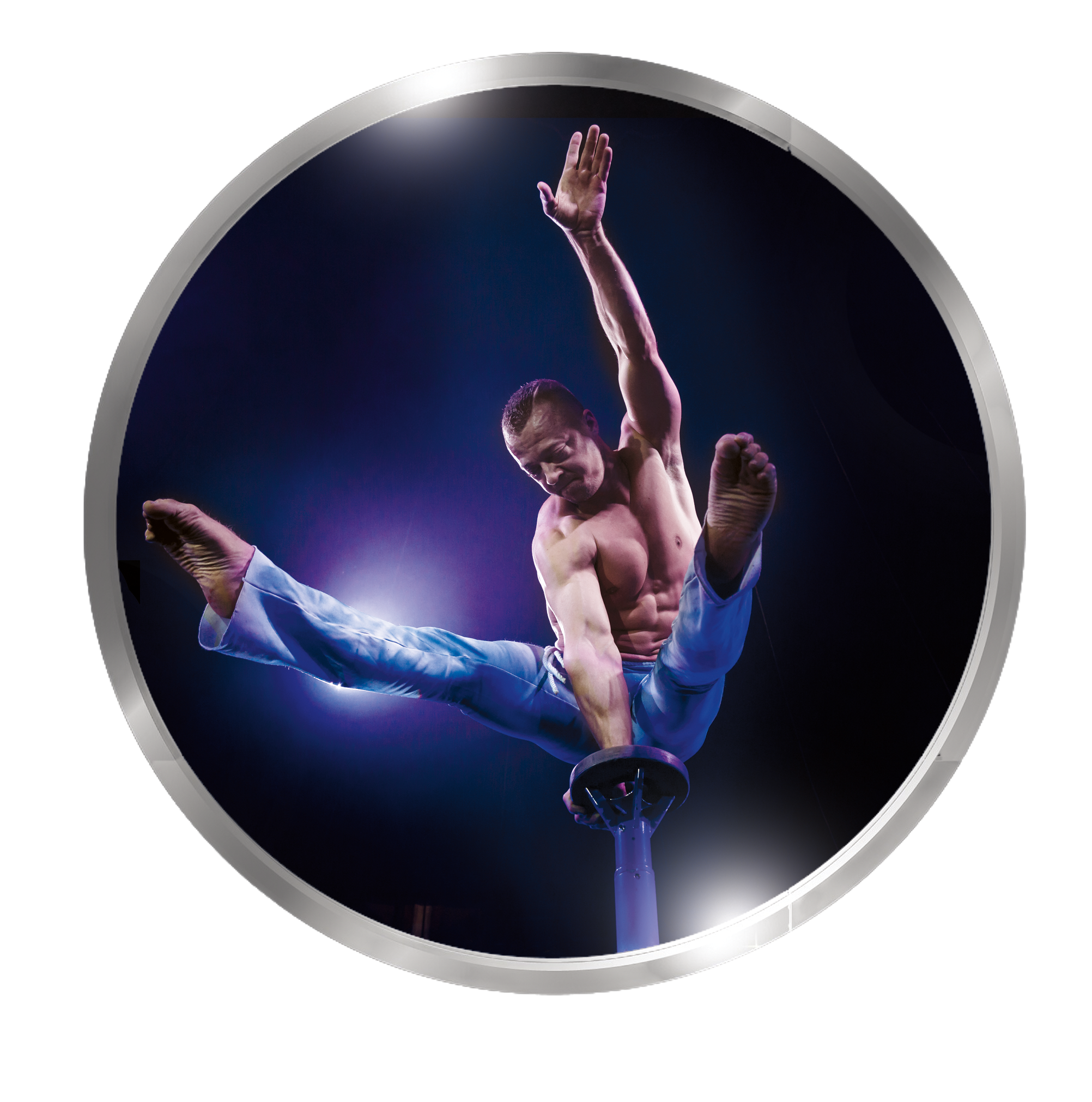 Dima Shine, handstand and hand balancing instructor at Shine Alternative Fitness, former Cirque du Soleil Zumanity solo artist and Sports Acro World Champion