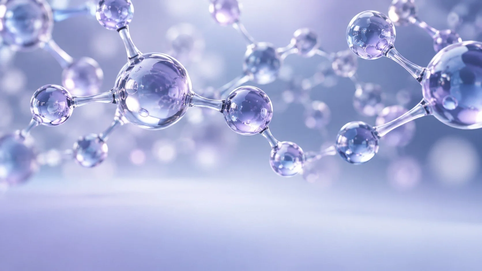 Lavender molecular models