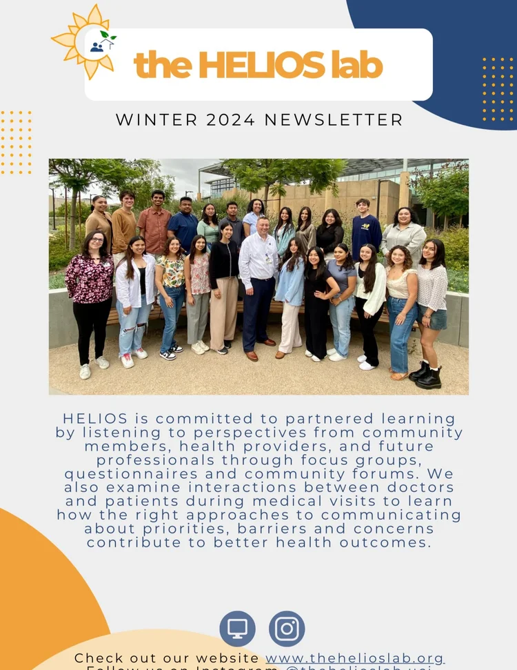 Newsletter front page