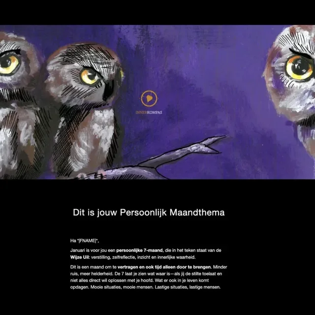 Persoonlijk Maandthema — Wijze Uil