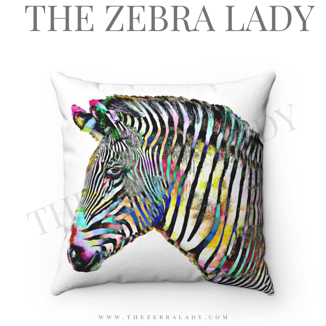 Pop Art Chanel Polish Abstract Art Accent Throw Square Pillow — THE ZEBRA  LADY