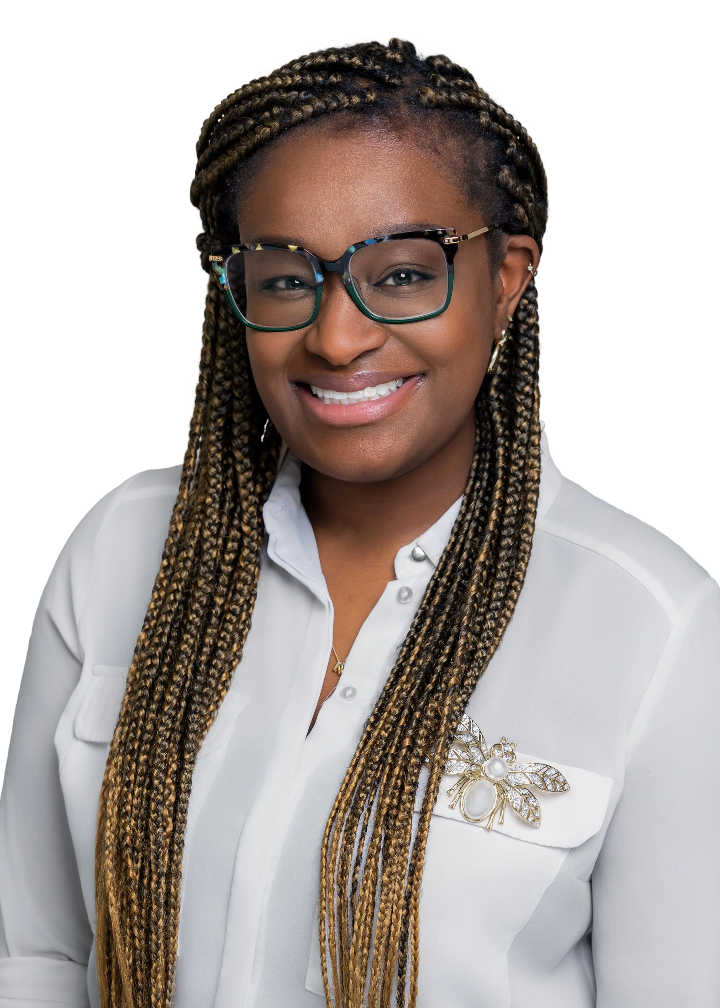 Camille Stewart Gloster headshot, white background