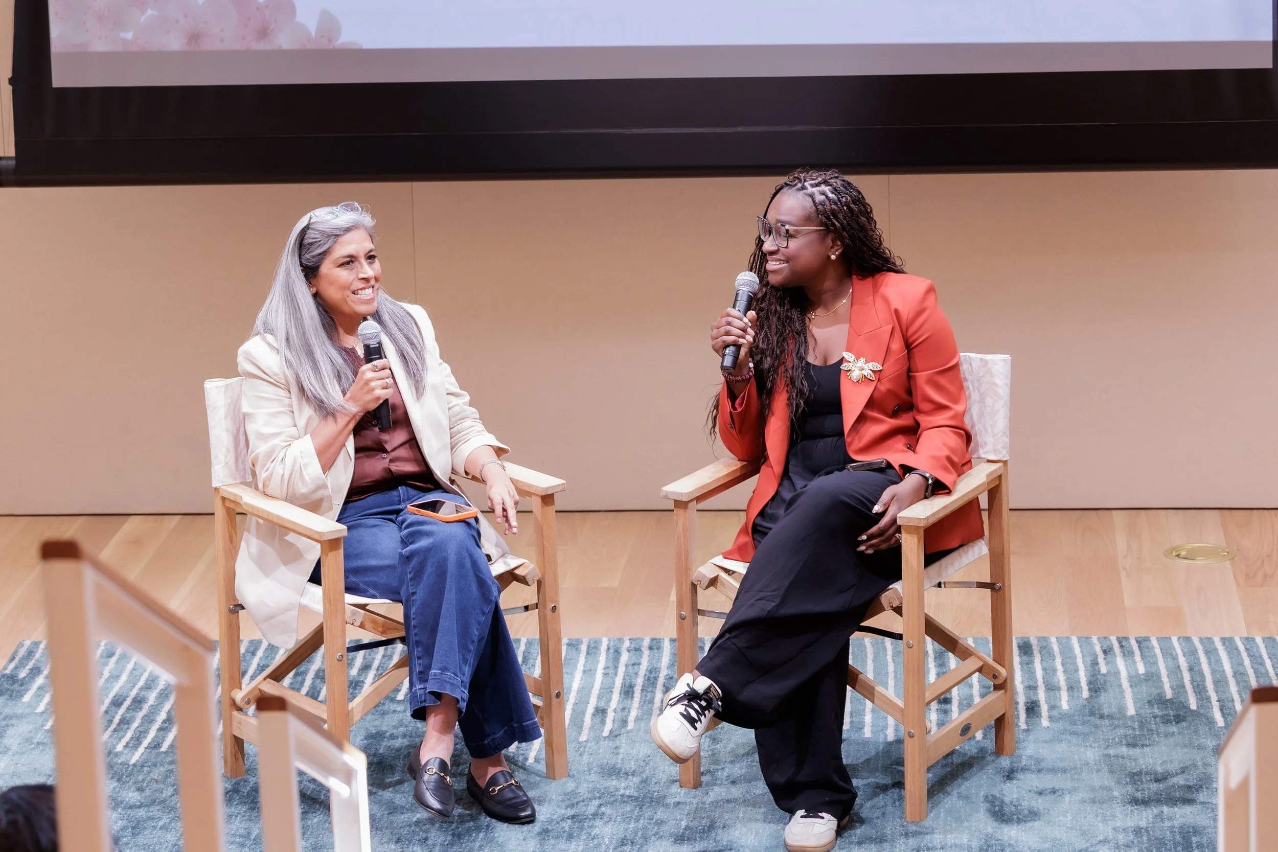 Camille Stewart Gloster in conversation on stage