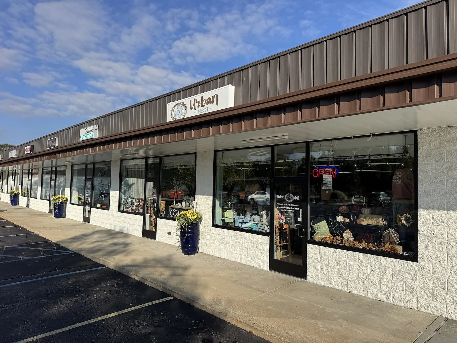 Urban Nest Storefront in Richland, Michigan