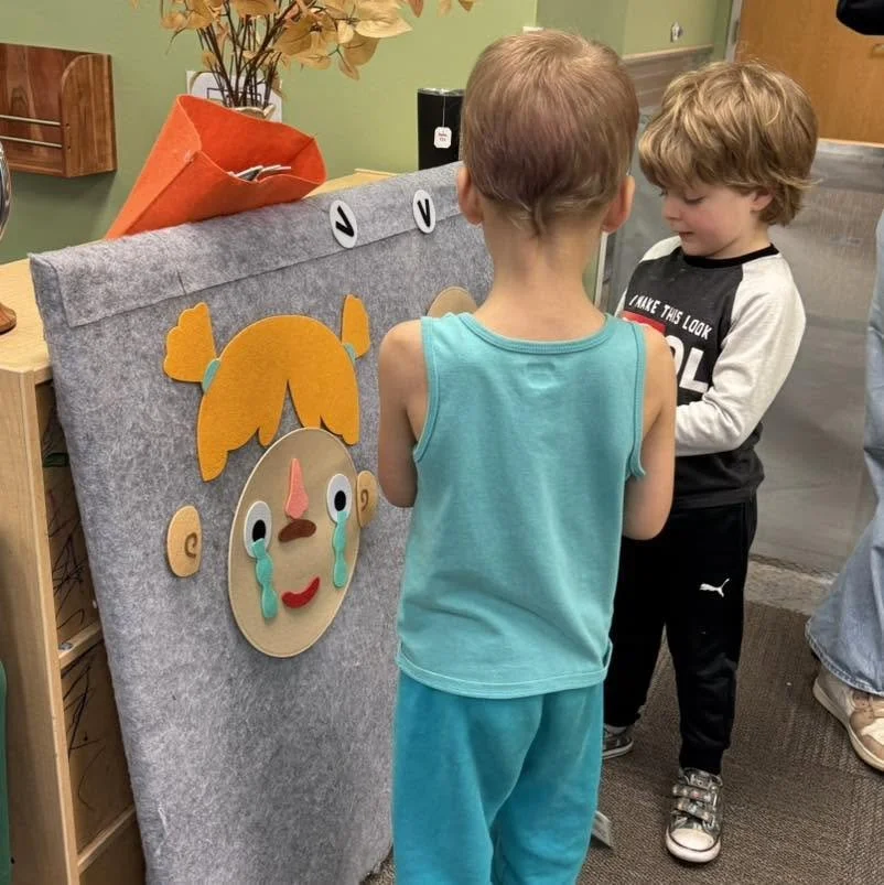 Children engaged in child-led play at Foundations