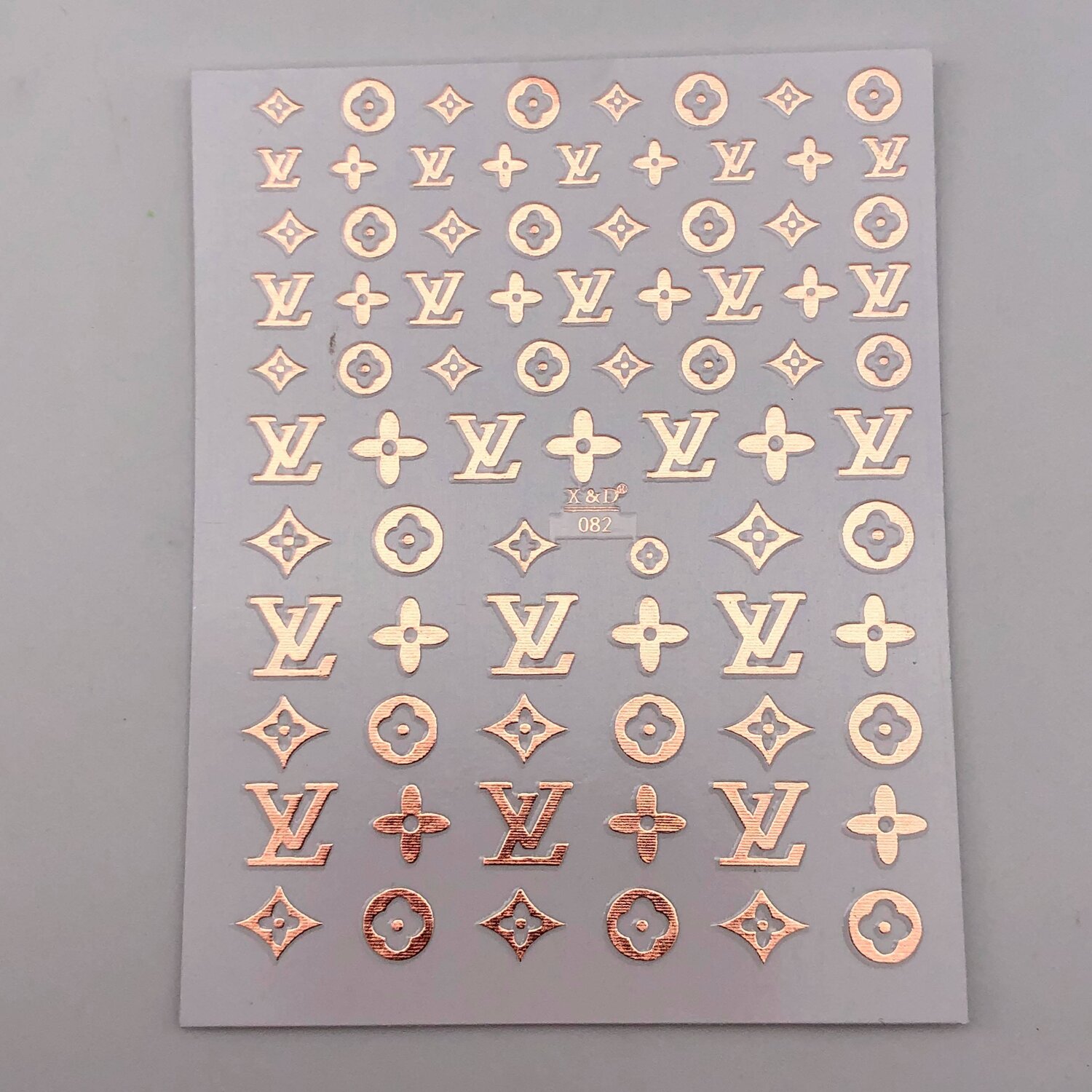 Rose Gold Louis 082 - Nail Art Sticker — Glitz Accessories & Such.