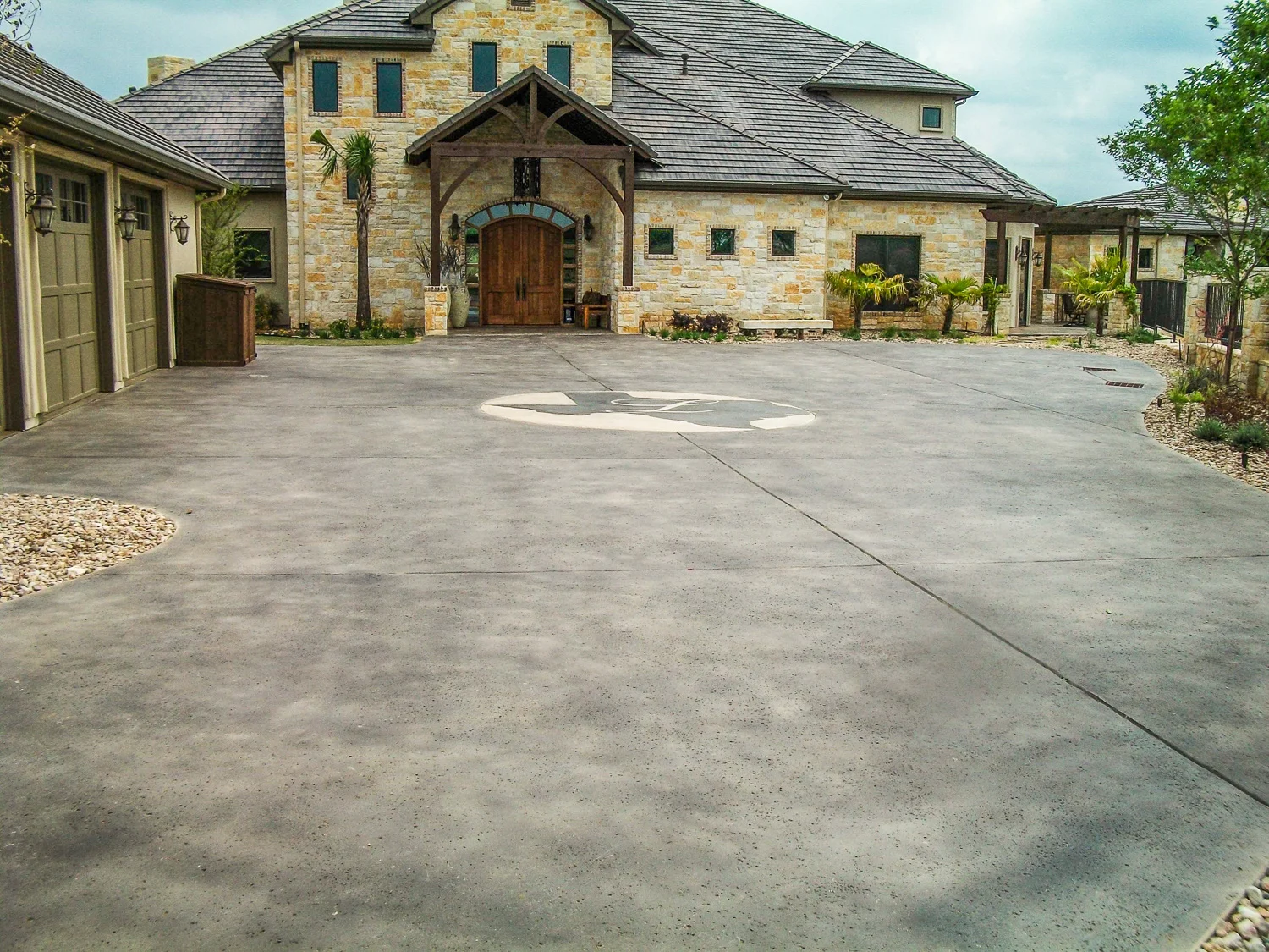 Polyaspartic in Granite Gray