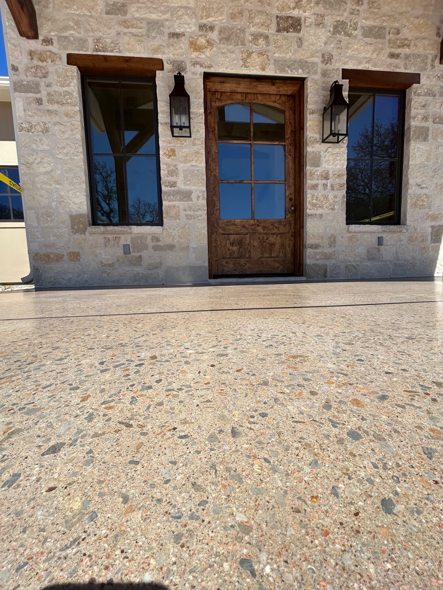 Polyaspartic in Granite Gray