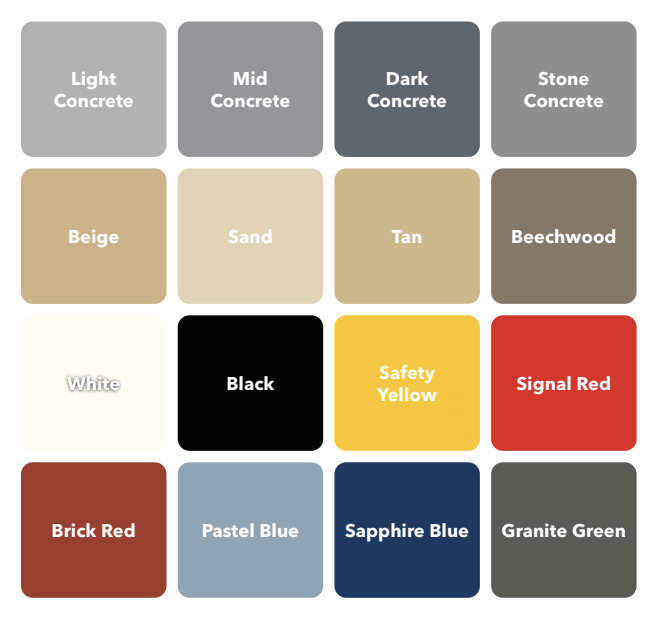 Saddle Tan concrete finish