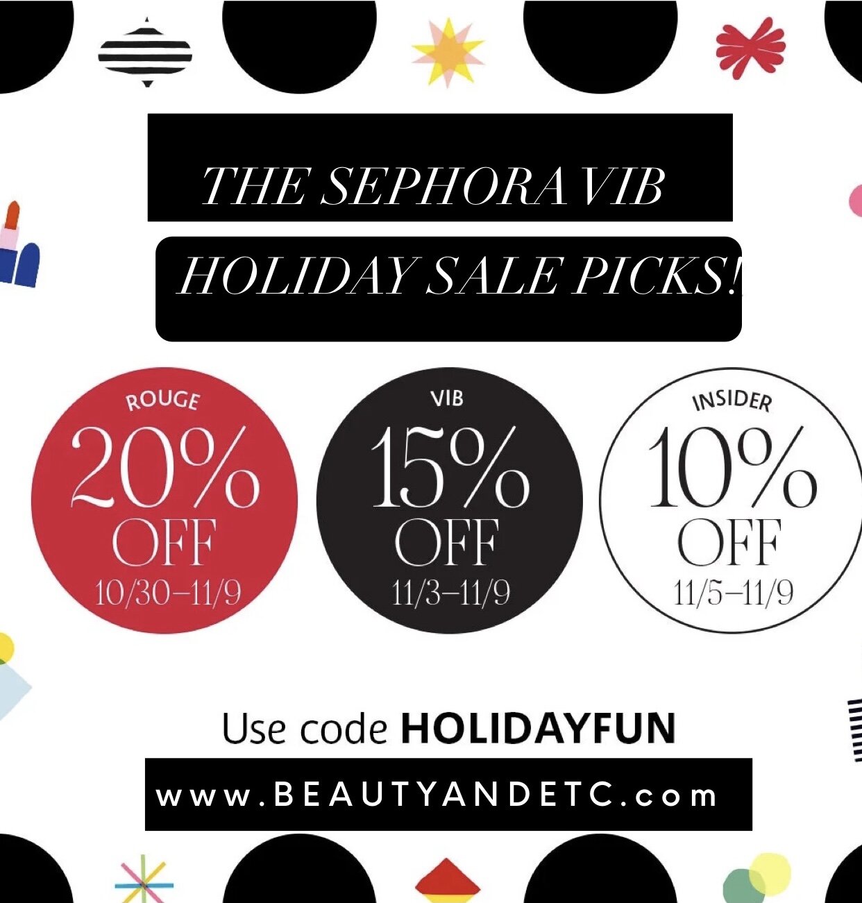 Shopping Guide: The Sephora Rouge Holiday Sale 2020 — Beauty and Etc.