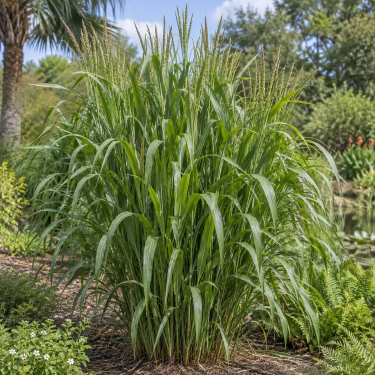 AI botanical illustration of Fakahatchee Grass — green