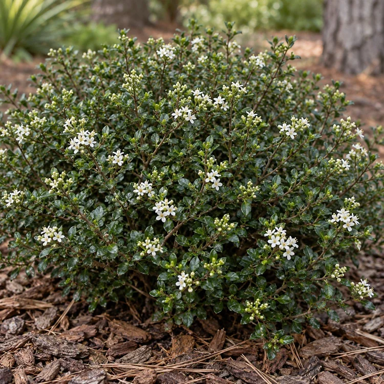 AI botanical illustration of Viburnum — Walter's (dwarf)