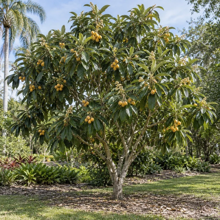 AI botanical illustration of Loquat