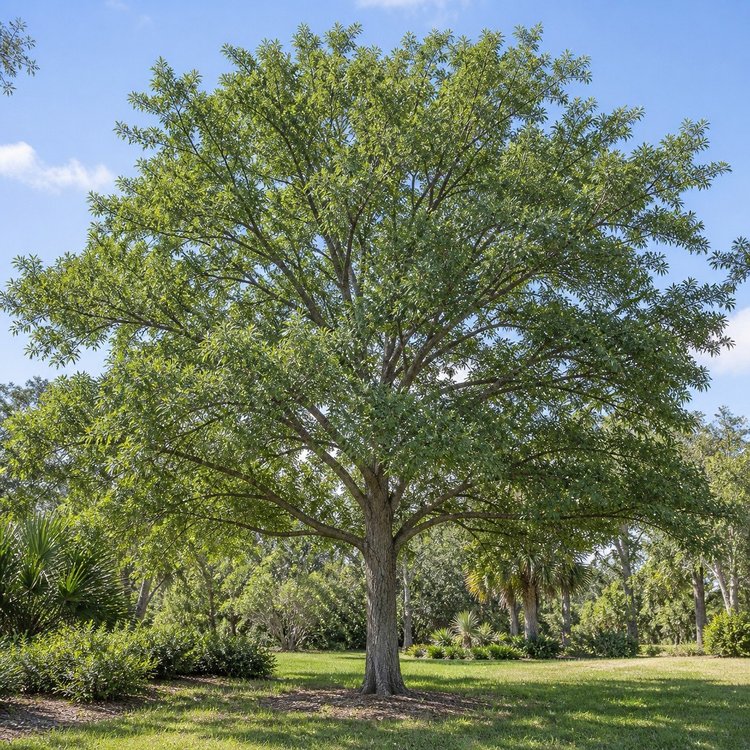 AI botanical illustration of Winged Elm