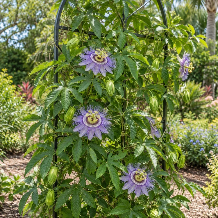 AI botanical illustration of Passion Vine