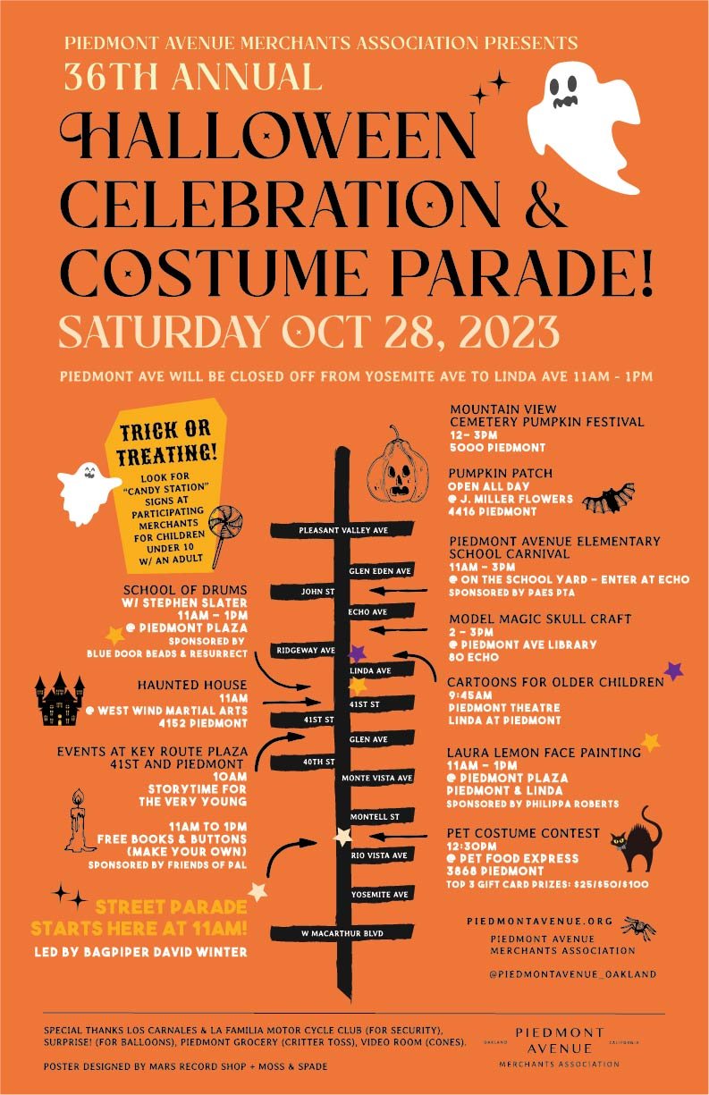 Piedmont Ave Halloween Parade 2025