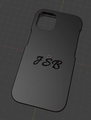 ALT 3D printed customized iPhone case in TPU