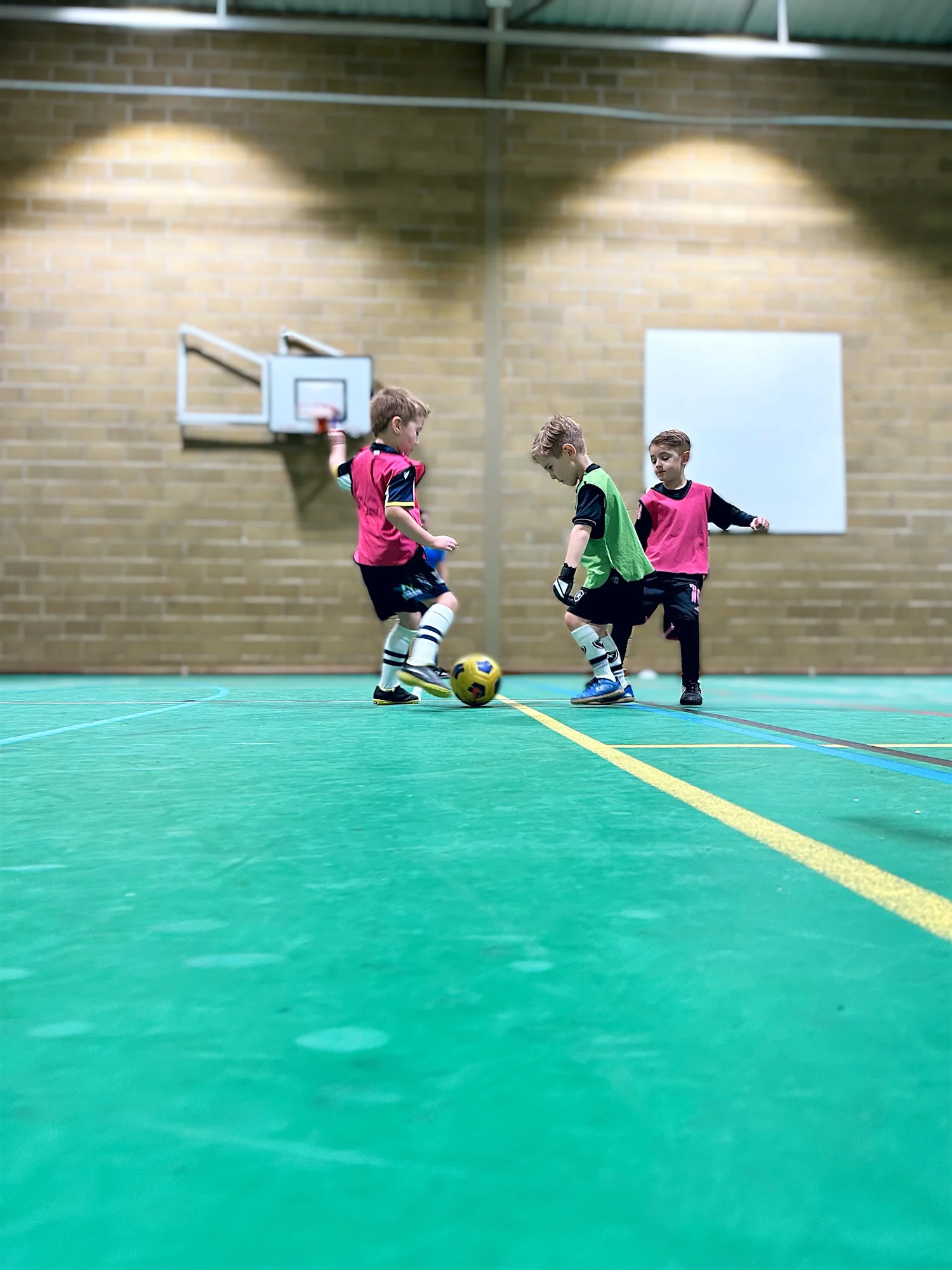Players learning through indoor games