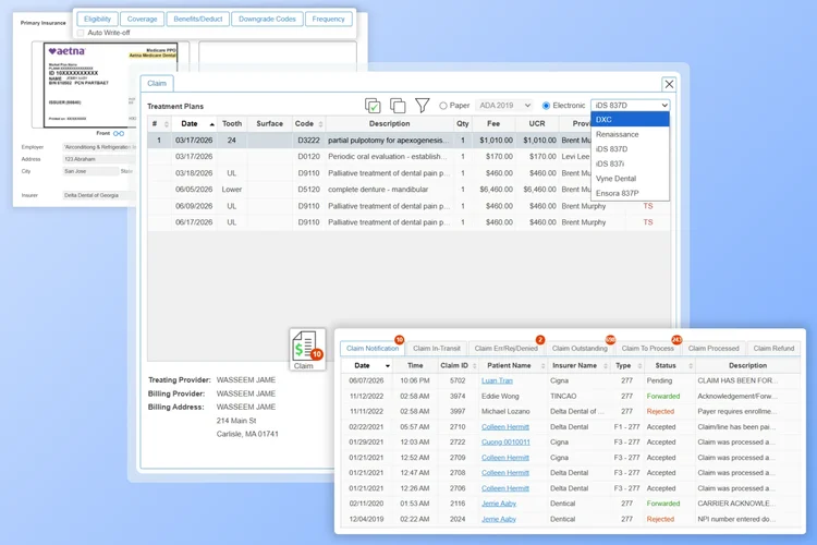 Practice management software for dentists