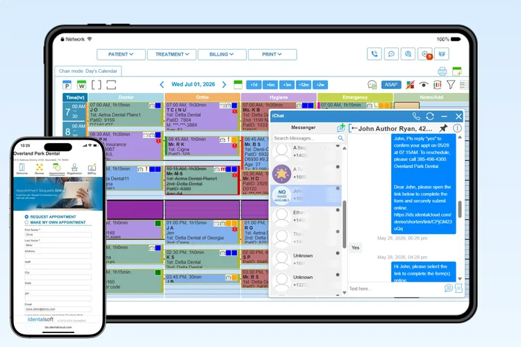 Dental patient management software
