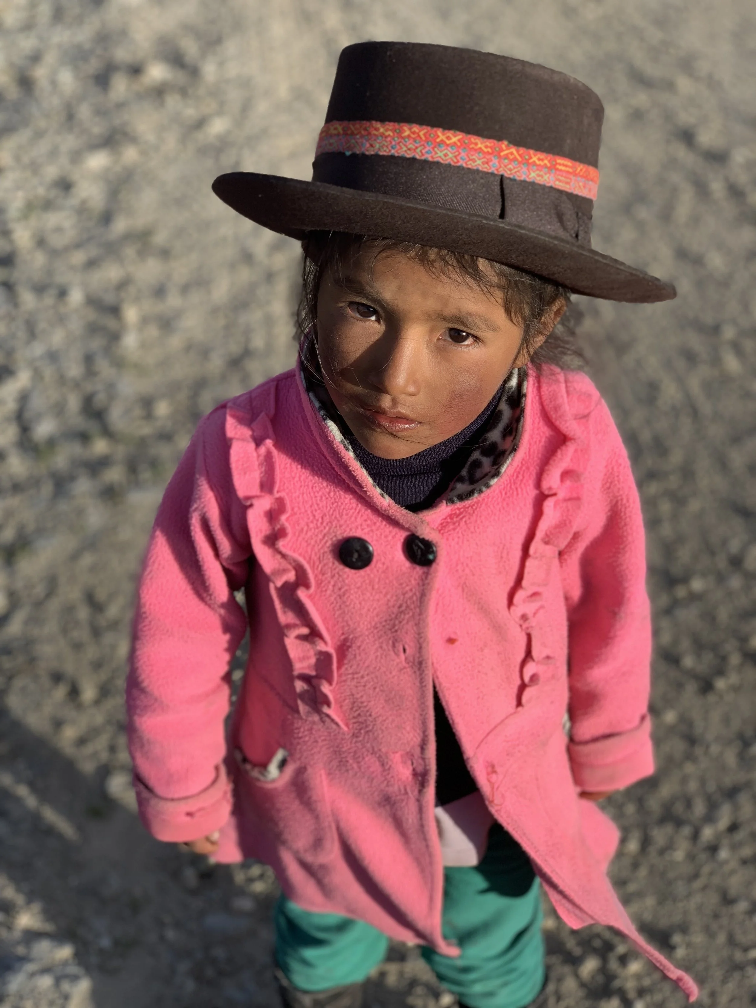 Child in the Andes