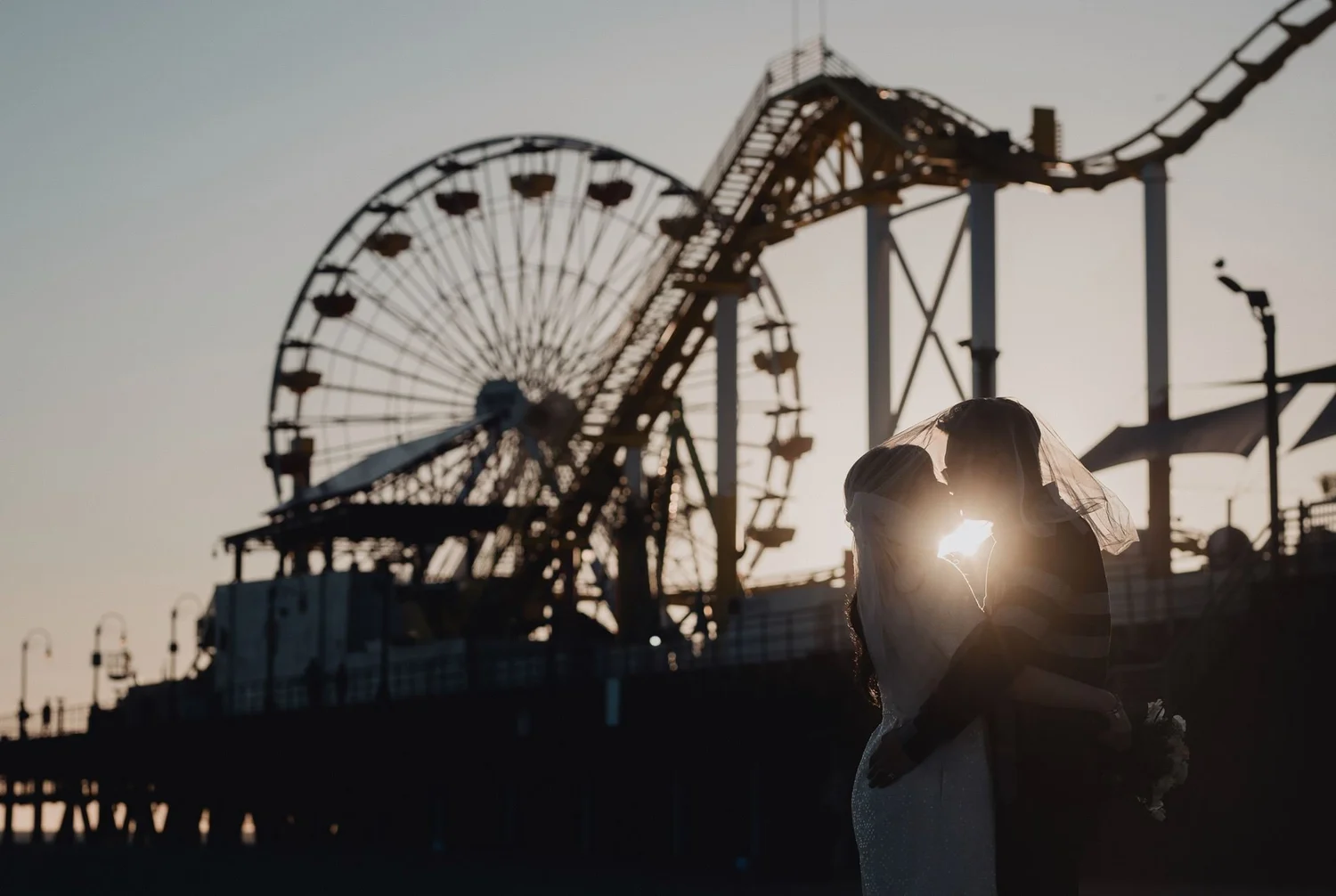 Santa Monica wedding photography by Lulan Studio