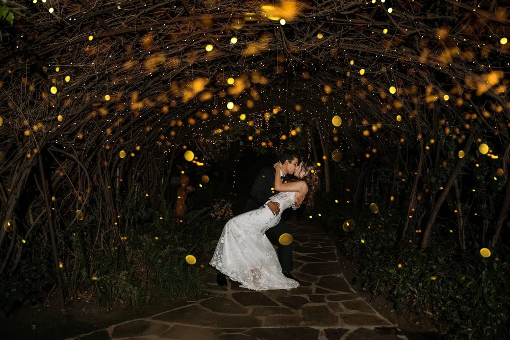 Garden ceremony at Twin Oaks House & Gardens in San Marcos