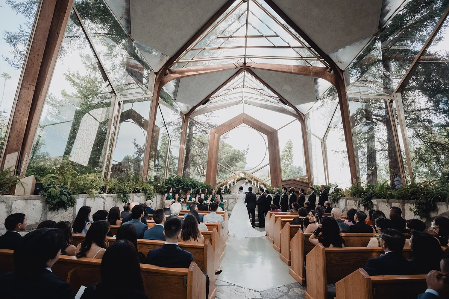 Wayfarers Chapel wedding