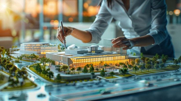 Welcoming hotel lobby