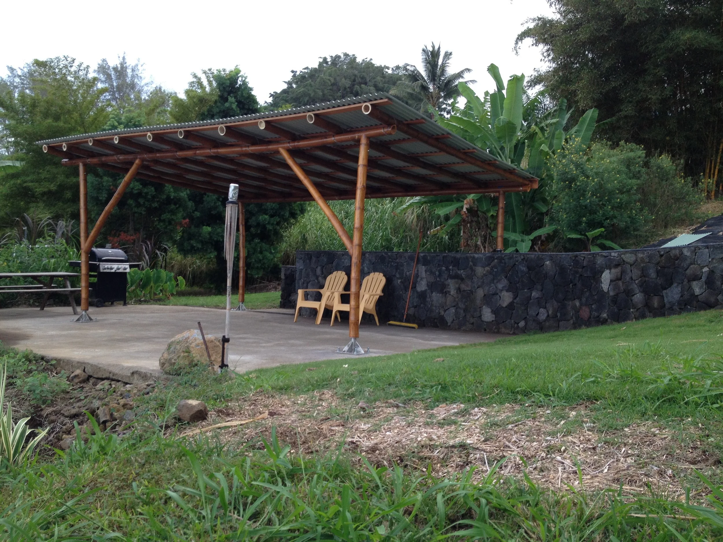 Bamboo pavilion · Hamakua Coast · Big Island