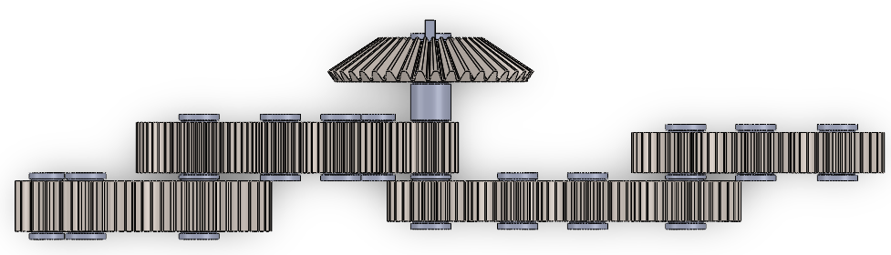 Gear train rendering