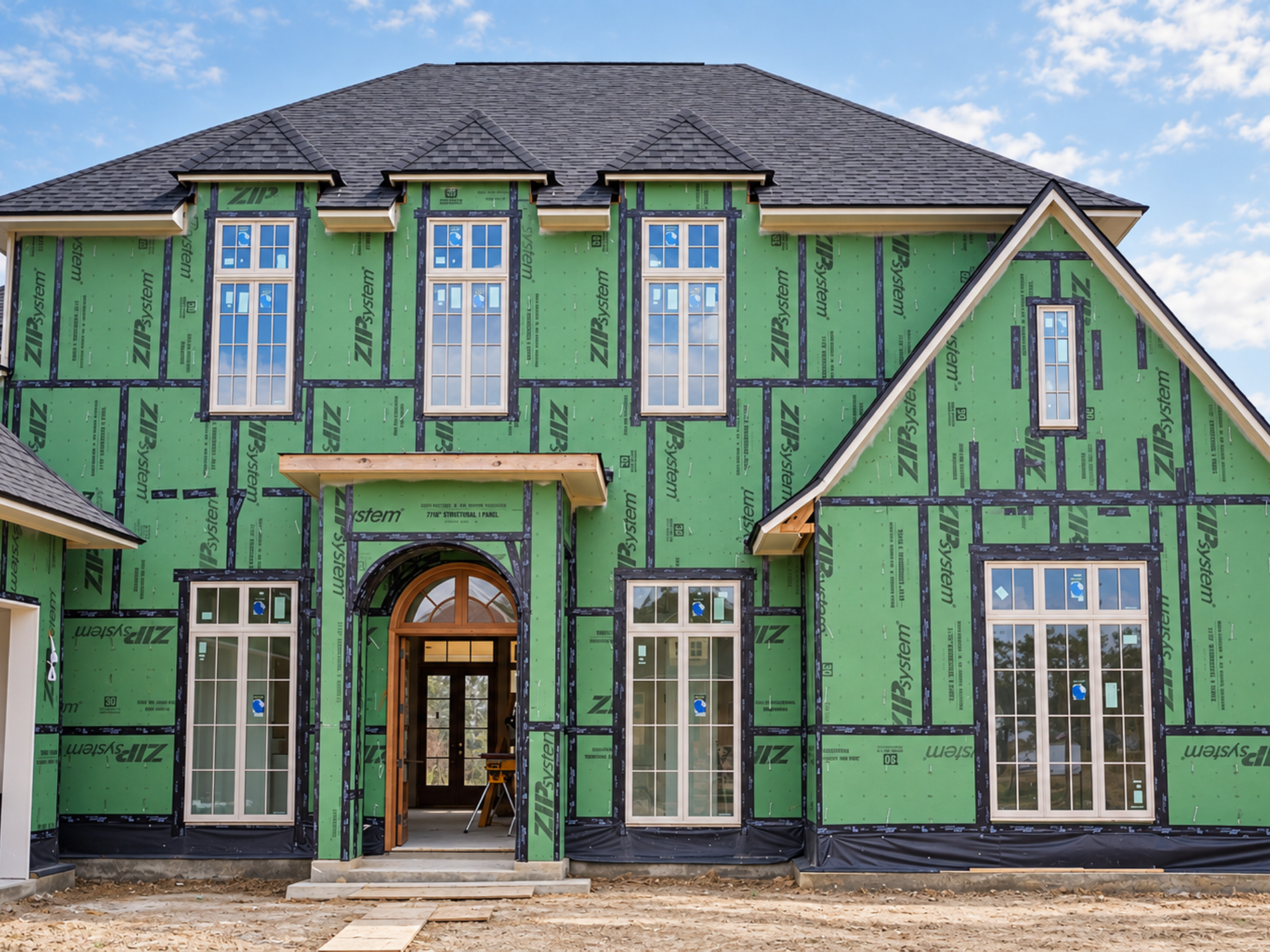 Build Colony custom home under construction