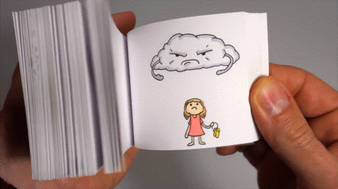 Живой блокнот анимация движущий рисунок