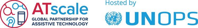 ATscale and Hosted by UNOPS logo side by side