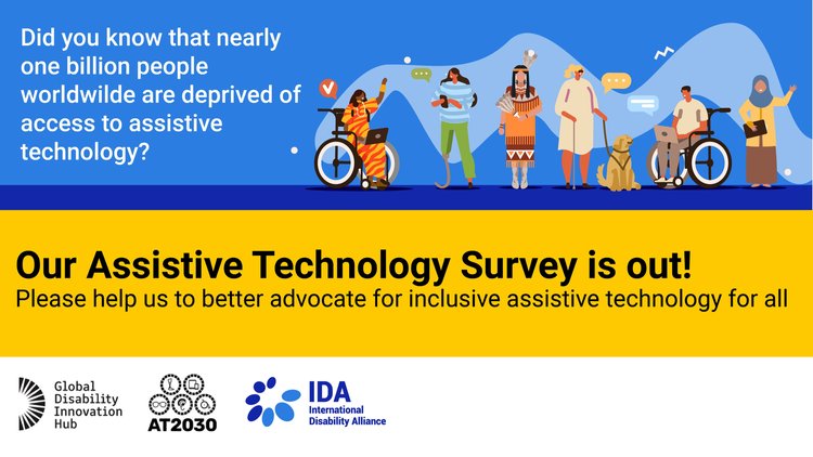 Banner for Assistive Technology Survey.